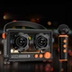 Bluetooth колонка QD03 Transparent с микрофоном Black - изображение 3