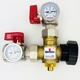 Термозмішувальний вузол LADOMIX 25 65°C Dn25 (1") 40 кВт KVANT (Без насосу) - зображення 2