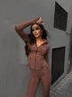 Жіночий теплий термокостюм (кофта+штани) Uaclothes 42-44 Капучино (like34671-150841349) - зображення 3
