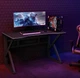 Геймерский компьютерный стол X-TABLE, игровой стол с вырезом, стол для ПК, ТМ King Home® - изображение 9