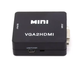 Конвертер VGA у HDMI з аудіо, відео 1080p, чорний, адаптер для підключення ПК до телевізора та монітора (IN-634807) - изображение 4