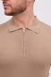 Джемпер поло трикотаж K.O.R 35166 Кемел (№238 camel) 3XL - изображение 5