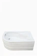 Поддон для душа акриловый Shower R FERISYA SW-6282 120х80х45 см глубокий асимметричный (C15202) - изображение 1