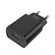 Мережевий зарядний пристрій Borofone BA20A, кабель USB to Lightning, 1USB, 2.1A, Black - зображення 3
