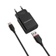 Сетевое зарядное устройство Borofone BA20A, кабель USB to Type-C, 1USB, 2.1A, Black - изображение 1