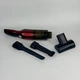 Пылесос 3в1 беспроводной аккумуляторный с 3 насадками Car Vacuum Cordless 120 Вт, портативный ручной мини-пылесос для сухой уборки дома и авто с фильтром и USB зарядкой Черный с красным, BG-XCQ01 - изображение 2