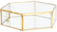 Скринька для біжутерії Homla Grazia шестикутна Золотиста 17 x 16 x 5 см (5902869978528) - зображення 1