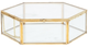 Скринька для біжутерії Homla Grazia шестикутна Золотиста 17 x 16 x 5 см (5902869978528) - зображення 2