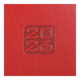 Щоденник датований 2026 BUROMAX А5 BRAVO 2112-05 червоний /BM.2112-05/ - изображение 3