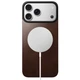 Кожаная магнитная накладка на заднюю панель Nomad Magnetic Horween Leather Back Rustic Brown для iPhone 17 Pro Max (NM014384858) - изображение 3
