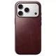 Кожаный чехол Nomad Modern Horween Leather Case Burgundy для iPhone 17 Pro (NM011857858) - изображение 1