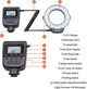 Кольцевая макровспышка Andoer HD-130 с ЖК-дисплеем - изображение 7