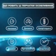 Перчатки для фитнеса без пальцев для спорта силовых тренировок тренажерного зала турника с открытыми пальцами липучкой нескользящие быстросохнущие дышащие эластичные неопрен брелок-талисман в комплекте Univerza Пурпурные 66_3_L_4B - изображение 14