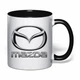 Чашка с печатью "Mazda" (цвет чёрный) (32561) - изображение 2