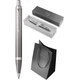 Ручка шариковая Parker IM Rituals Grey CT BP + Пакет Parker Rituals - изображение 1