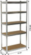 Regał magazynowy 4IQ Group 172 x 75 x 30 cm (000101169203) - obraz 11
