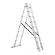 Лестница трехсекционная раскладная Intertool 3х9 (LT-0309) - изображение 1