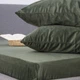 Простирадло ТЕП "VELOUR" з резинкою темно-зелений, 160x200 - зображення 7