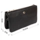 Вместительный клатч на два отделения женский ST Leather 19246 Черный - изображение 3