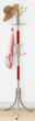 Напольная вешалка для одежды Coat Rack (тренога), 16 крючков, металлическая Красная - изображение 2