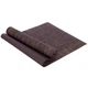 Коврик для фитнеса и йоги джутовый каучуковый Zelart My Fit 2441 2x-слойный 6мм Deep Brown - изображение 1
