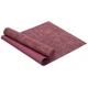 Коврик для фитнеса и йоги джутовый каучуковый Zelart My Fit 2441 2x-слойный 6мм Burgundy - изображение 1