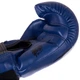 Перчатки для бокса и единоборств LEV Heroe 2958 Blue-Black 12 унций - изображение 4