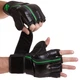 Перчатки для смешанных единоборств MMA Zelart Heroe 3089 размер XL Black-Green - изображение 1