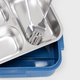 Lunch box Homla DELVOR niebieski 3 el 0.75 l (5906496748905) - obraz 4
