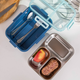 Lunch box Homla DELVOR niebieski 3 el 0.75 l (5906496748905) - obraz 9