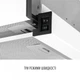 Мощная кухонная вытяжка Perfelli TL 6822 WH 1200 LED белая телескопическая вытяжка на кухню 1200 куб.м., 59,5 см - изображение 7