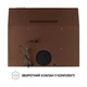 Кухонная вытяжка плоская PERFELLI PL 6144 Dark BR LED, стандартная коричневая вытяжка на кухню, 59,6 см - изображение 5