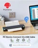 Беспроводной портативный принтер для печати A4 Phomemo M08F Black - изображение 4
