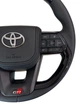 Руль для Toyota Land Cruiser 200, Prado 150. GR. Без подогрева. Рояльный лак. В стиле LC300. Логотип – хром - изображение 4