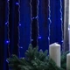 Гірлянда штора світлодіодна GarlandoPro 173302BL гірлянда роса 200LED 3х2м 10 ліній 8 режимів Синій - зображення 3