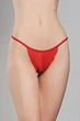 Трусики жіночі труси стрінги, G-стрінги ORO STR-501 rosso L/XL - изображение 2