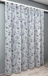 Тюль VR-Textil 1325т Flora Батист Білий с сине-черным принтом 300х270 см (42-0026) - изображение 3