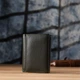 Маленький кошелек удобного формата из натуральной кожи ST Leather 23076 Зеленый - изображение 9