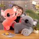 Дитяча м'яка іграшка "Коала" L1129(Pink) іграшка з пледом, розмір 50 см - зображення 2