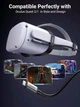 Кабель кутовий для VR - Ugreen US551 Right Angle USB-C to USB-C VR Link Cable 5 метрів (6957303896295) - изображение 6