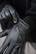 Чоловічі шкіряні теплі зимові сенсорні перчатки рукавиці 1-59 Without Tomy L Black 550347003 - изображение 4