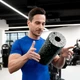 Массажный ролик Gymtek для йоги и фитнеса EPP 30*15см черно-зеленый - изображение 6