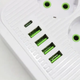 Удлинитель электрический Тк-9 (8×220В+4×USB+1×Type-C) F16u Chest сетевой фильтр с USB 3 м Белый (АК-5885) - изображение 4