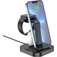 Беспроводное зарядное устройство Hoco Graceful Magsafe 3in1 Wireless Fast Charger 15W CW43 Black [97883] - изображение 2