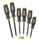 Набор отверток DeWALT "TOUGHSERIESTM MAX FIT®", 6 шт: шлица: 5.5 x 75 мм, 6.5 x 100 мм, 8 x 150 мм, Ph1 x 75 мм (DWHT62056-0) - изображение 2