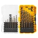 Набір свердел по металу DeWALT Black&Gold HSS-G, 19 шт: 1, 1.5, 2, 2.5, 3, 3.5, 4, 5, 5.5, 6, 7, 8, 10 мм, кейс Tough Case - изображение 2
