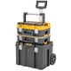 Комплект ящиків TSTAK 2.0 DeWALT, ящик + органайзер + ящик-візок (DWST83411-1) - изображение 1