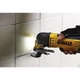 Багатофункціональний інструмент мережевий DeWALT, 300 Bт, 0 - 22000 кол/хв, вага 1.5 кг, насадки 8 шт, шліфпапір 25 шт, валіза - изображение 3