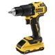 Дриль-шурупокрут DeWALT, безщітковий, ударний, 18 В XR Li-Ion, 2 Аг, 65 Нм, 450-1650 об/хв, патрон 13 мм швидкозатискний, - зображення 2
