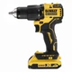 Дриль-шурупокрут DeWALT, безщітковий, ударний, 18 В XR Li-Ion, 2 Аг, 65 Нм, 450-1650 об/хв, патрон 13 мм швидкозатискний, - зображення 3